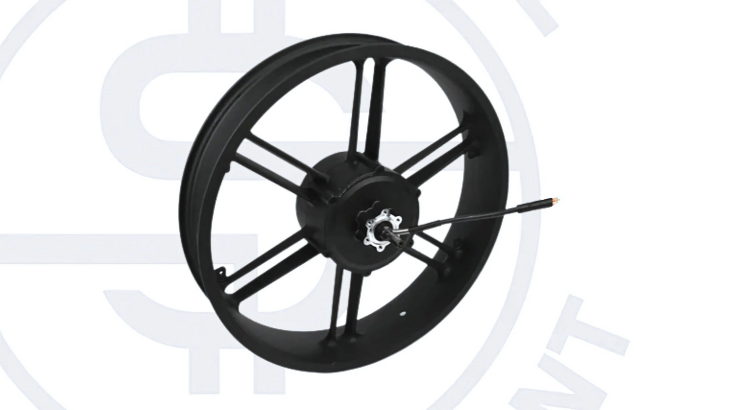 Achtervelg - zwarte motorkabel - OUXI - QMWHEEL