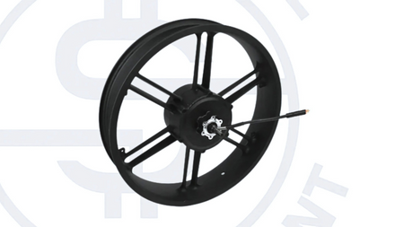 Achtervelg MINI - zwarte motorkabel - OUXI - QMWHEEL