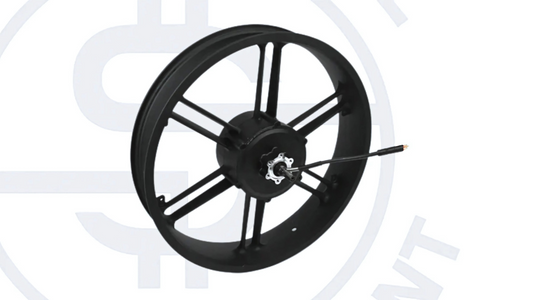 Achtervelg - zwarte motorkabel - OUXI - QMWHEEL
