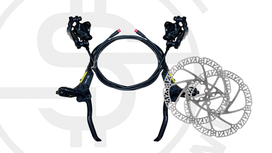 Logan hydraulische remset  COMPLEET incl schijven